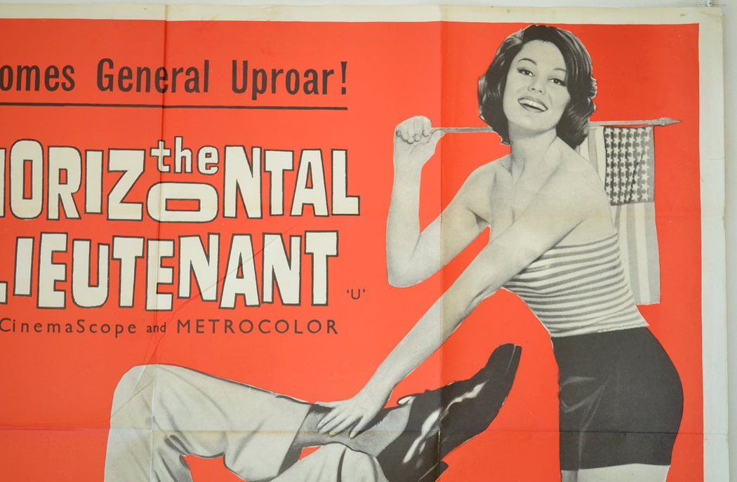 THE HORIZONTAL LIEUTENANT (Top Right) Cinema Quad Movie Poster 