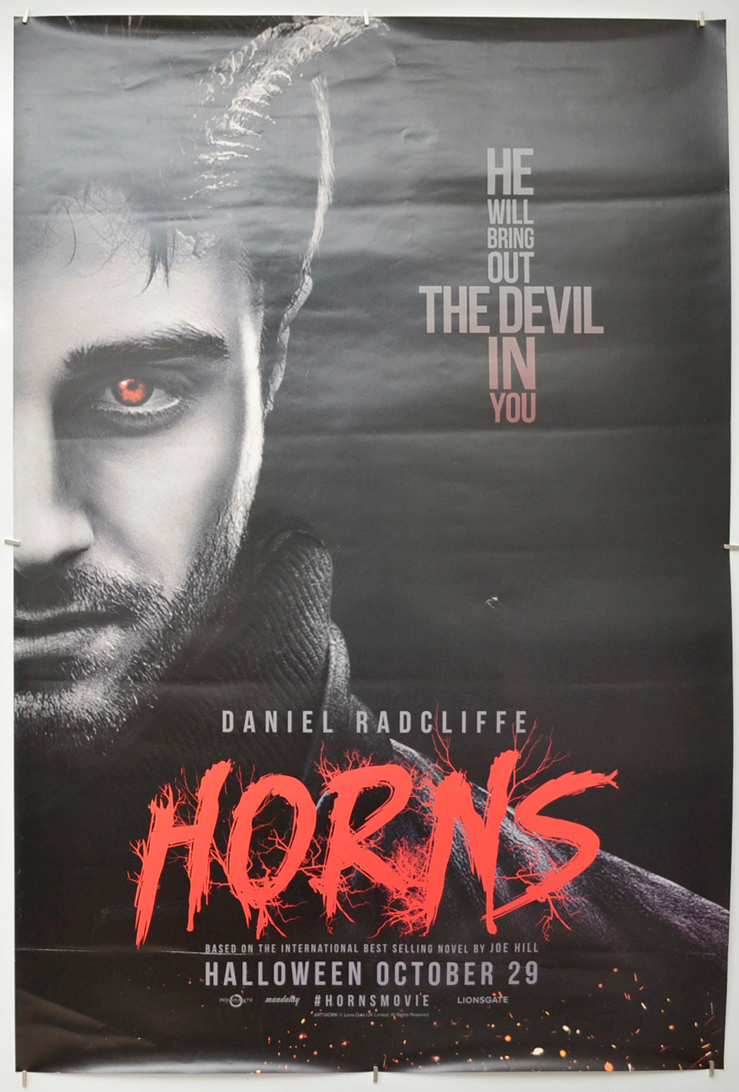 Horns (Teaser / Advance Version)Original One Sheet Poster - Film Poster - Movie Poster