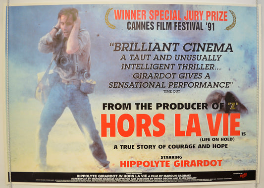 Hors La Vie  Original Quad Poster - Film Poster - Movie Poster 