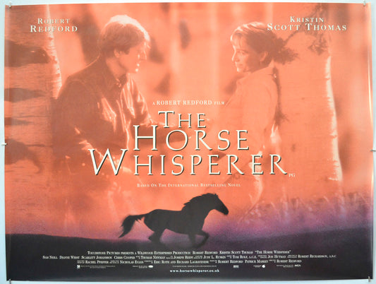 The Horse Whisperer  Original Quad Poster - Film Poster - Movie Poster