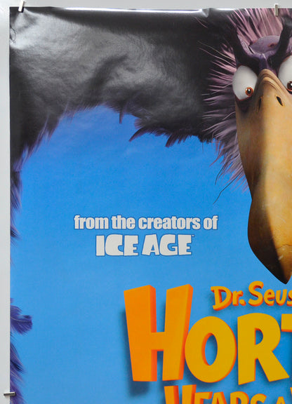 DR. SEUSS’ HORTON HEARS A WHO! (Top Left) Cinema One Sheet Movie Poster 