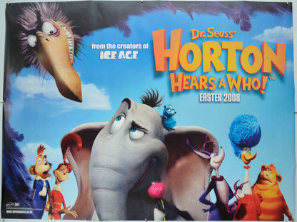 Dr. Seuss' Horton Hears A Who! (Teaser / Advance Version) Original Quad Poster - Film Poster - Movie Poster