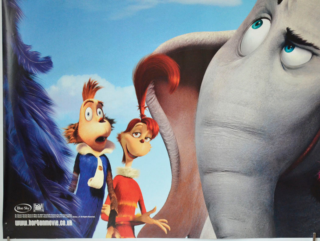 DR. SEUSS’ HORTON HEARS A WHO (Bottom Left) Cinema Quad Movie Poster 