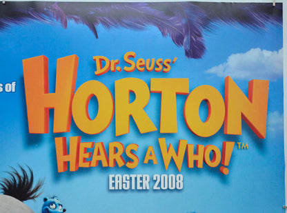 DR. SEUSS’ HORTON HEARS A WHO (Top Right) Cinema Quad Movie Poster 