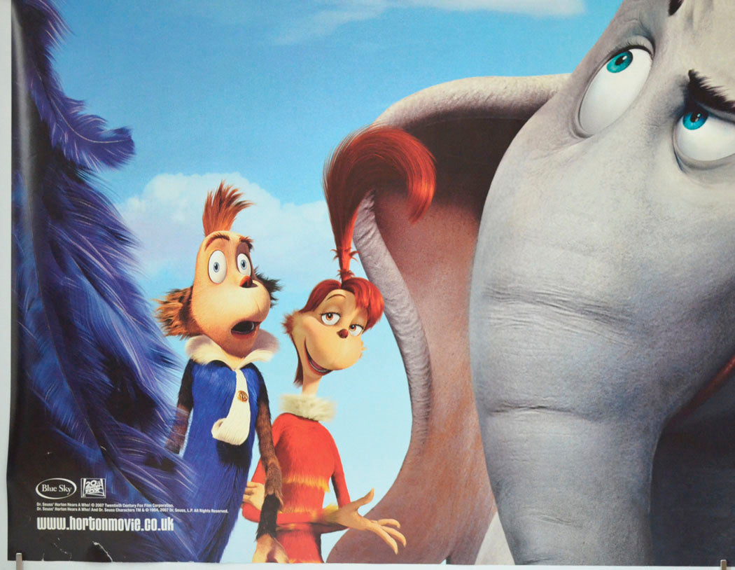 DR. SEUSS’ HORTON HEARS A WHO (Bottom Left) Cinema Quad Movie Poster 