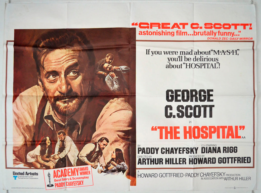 The Hospital Original British Quad Poster - Movie Poster