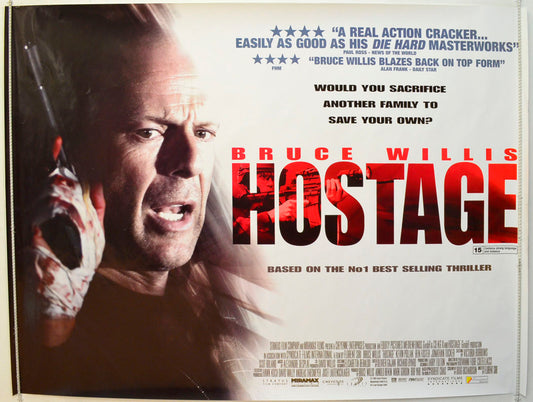 Hostage  Original British Quad Poster - Film Poster - Movie Poster