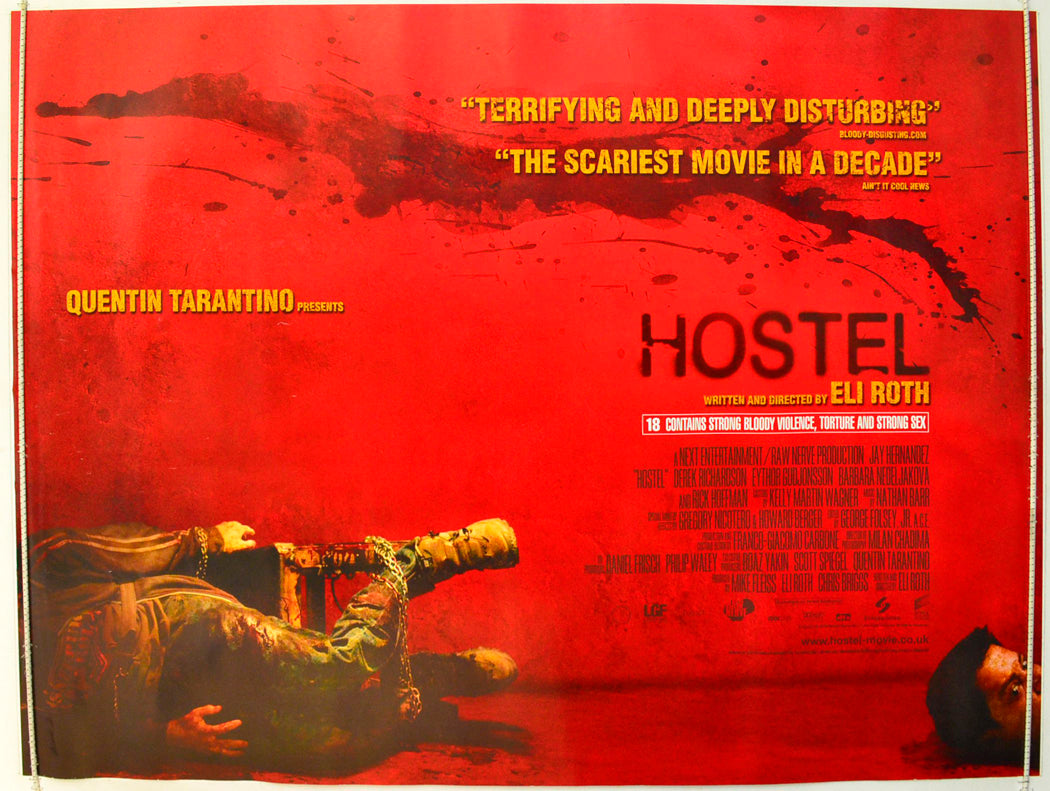 Hostel  Original British Quad Poster - Film Poster - Movie Poster