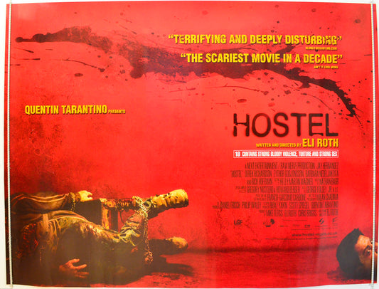 Hostel Original British Quad Poster - Film Poster - Movie Poster 