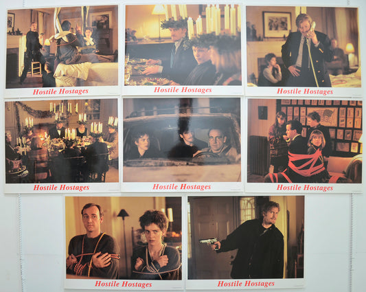 Hostile Hostages  Set of 8 Original Cinema Lobby Cards 