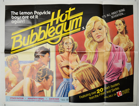 Hot Bubblegum  (a.k.a. Shifshuf Naim)  Original Quad Poster - Film Poster - Movie Poster 
