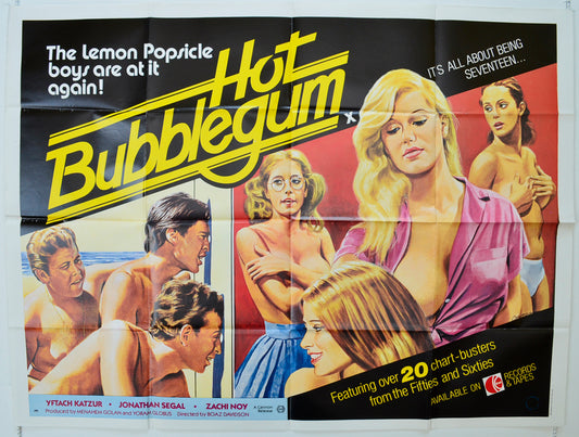 Hot Bubblegum  (a.k.a. Shifshuf Naim)  Original Quad Poster - Film Poster - Movie Poster 