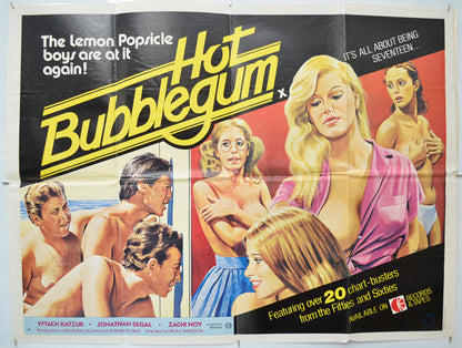 Hot Bubblegum - Original Quad Poster - Film Poster - Movie Poster