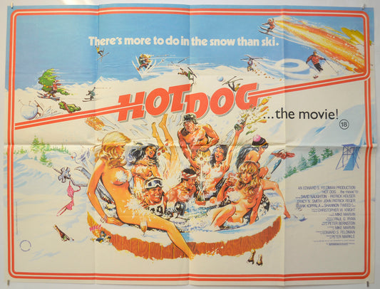 Hot Dog.. The Movie  Original Quad Poster - Film Poster - Movie Poster