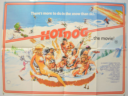 Hot Dog.. The Movie Original Quad Poster - Film Poster - Movie Poster  
