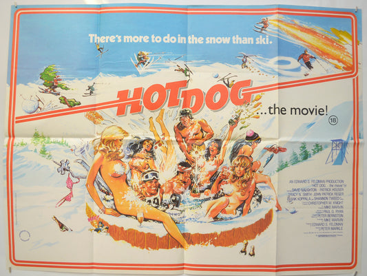 Hot Dog.. The Movie Original Quad Poster - Film Poster - Movie Poster  