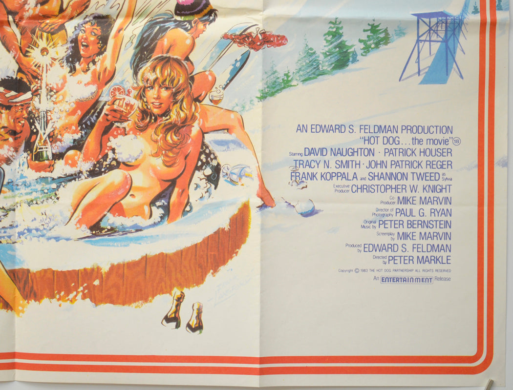 HOT DOG.. THE MOVIE (Bottom Right) Cinema Quad Movie Poster 