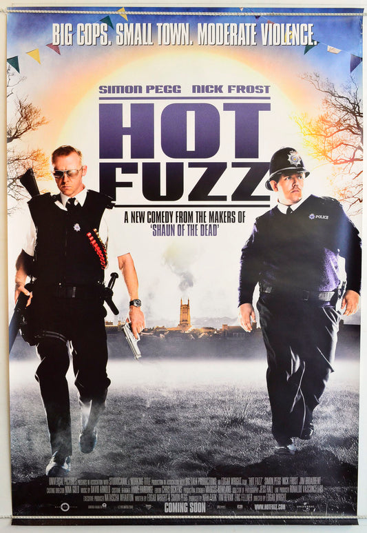 Hot Fuzz   (Teaser / Advance Version) Original One Sheet Poster - Film Poster - Movie Poster