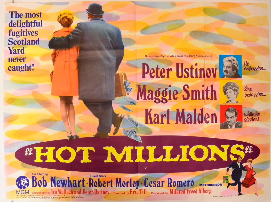 Hot Millions  Original British Quad Poster - Film Poster - Movie Poster