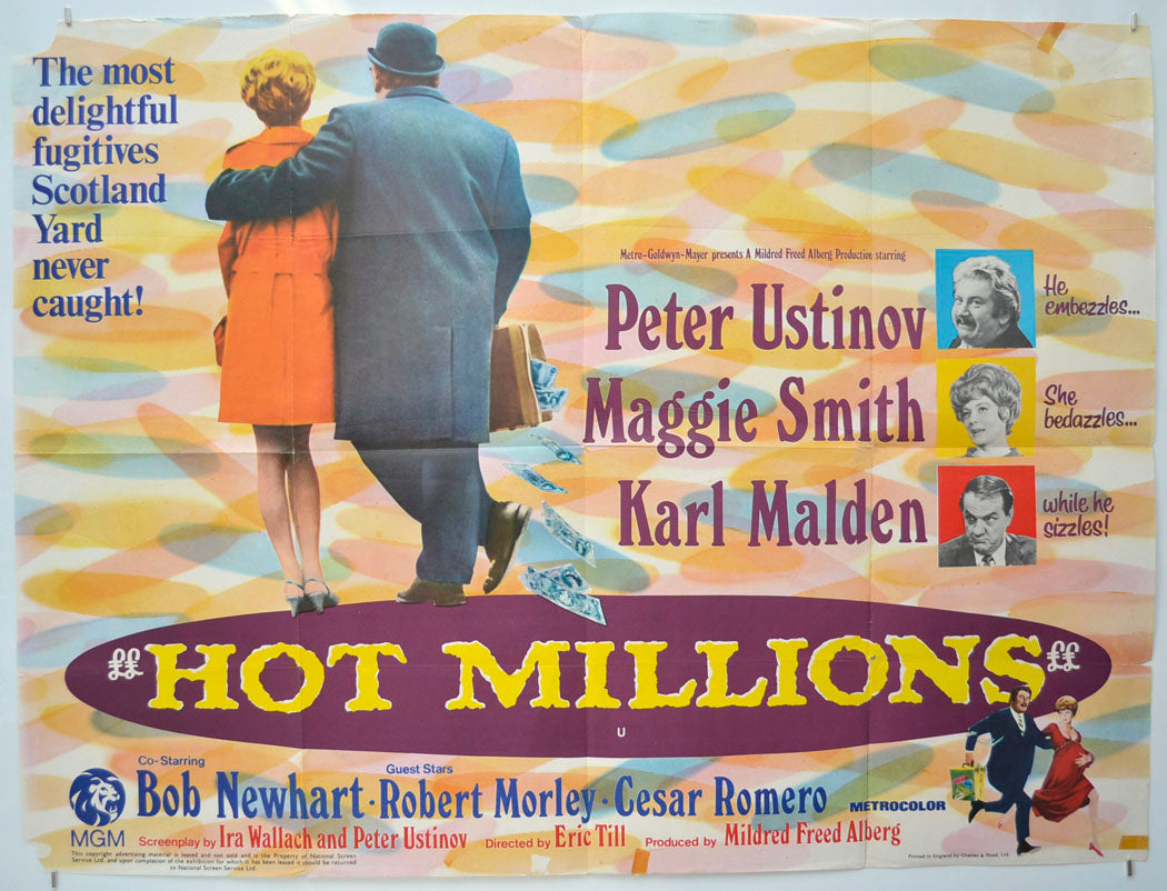 Hot Millions  Original Quad Poster - Film Poster - Movie Poster