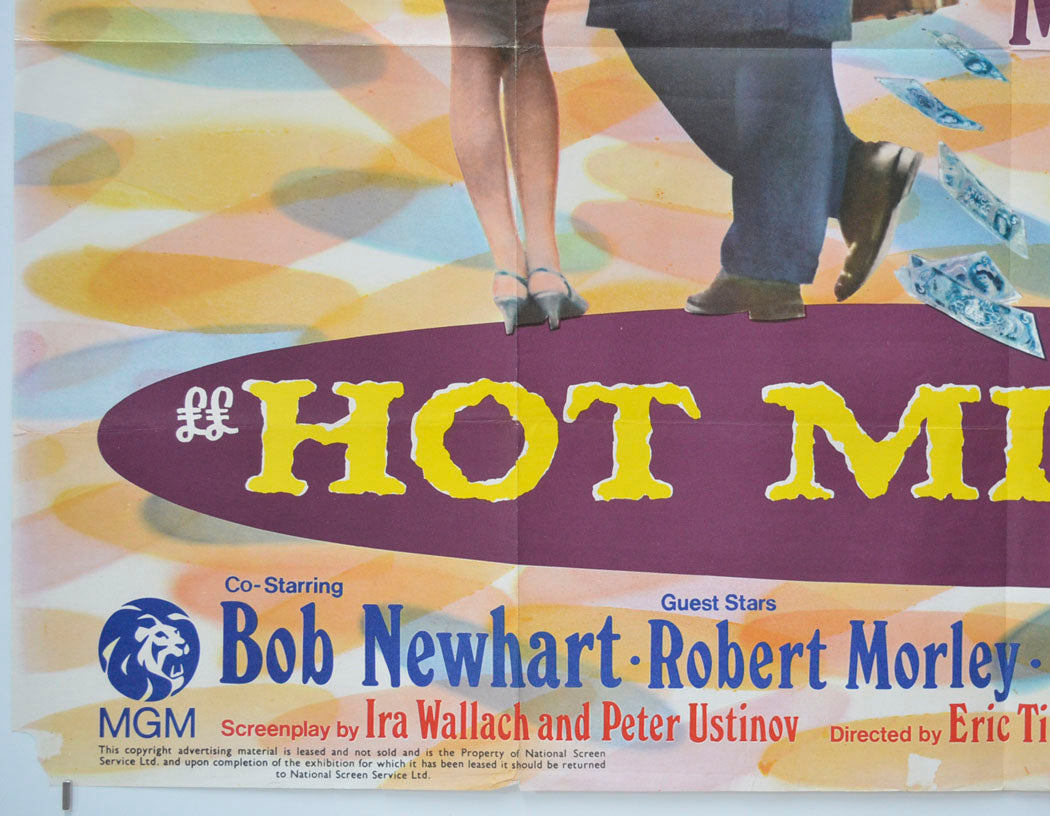 HOT MILLIONS (Bottom Left) Cinema Quad Movie Poster 