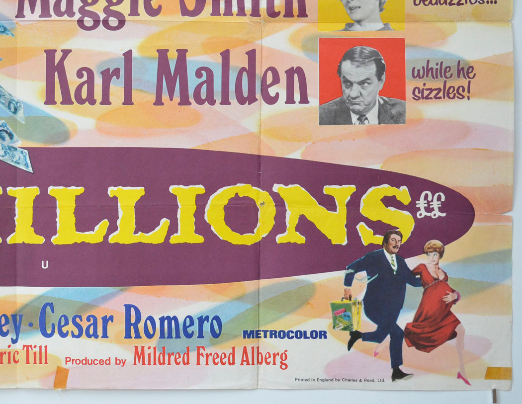 HOT MILLIONS (Bottom Right) Cinema Quad Movie Poster 