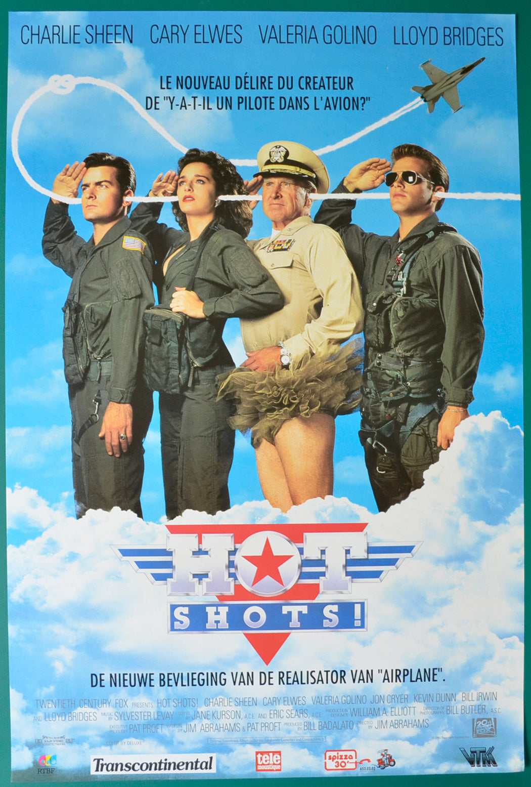 Hot Shots  Original Belgian Poster - Film Poster - Movie Poster