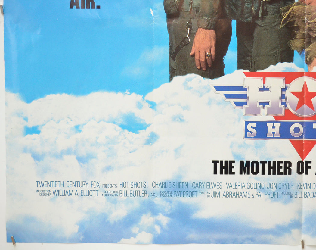 HOT SHOTS (Bottom Left) Cinema Quad Movie Poster 