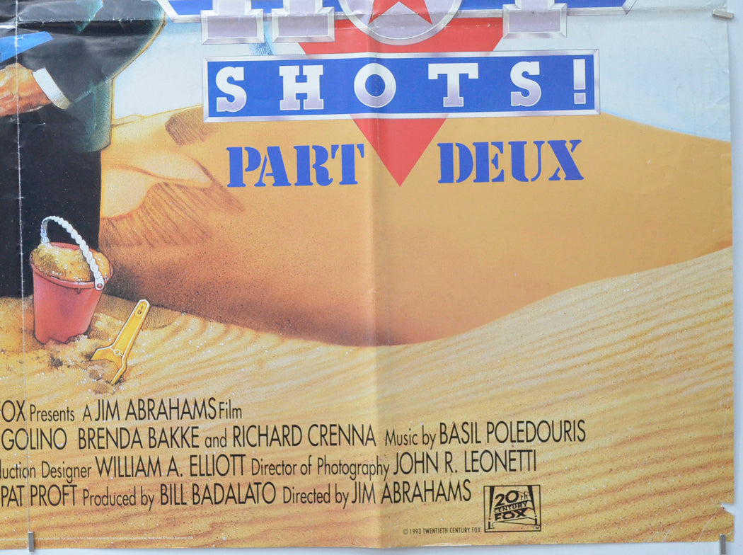 HOT SHOTS : PART DEUX (Bottom Right) Cinema Quad Movie Poster 