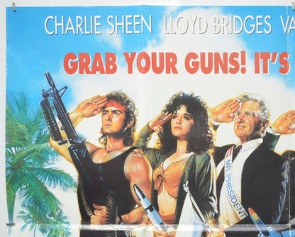 HOT SHOTS : PART DEUX (Top Left) Cinema Quad Movie Poster 