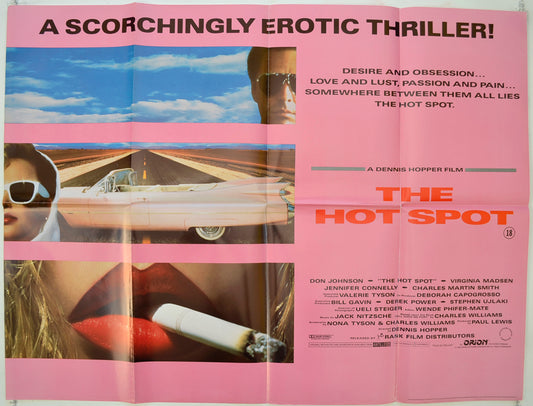 The Hot Spot   Original Quad Poster - Film Poster - Movie Poster 