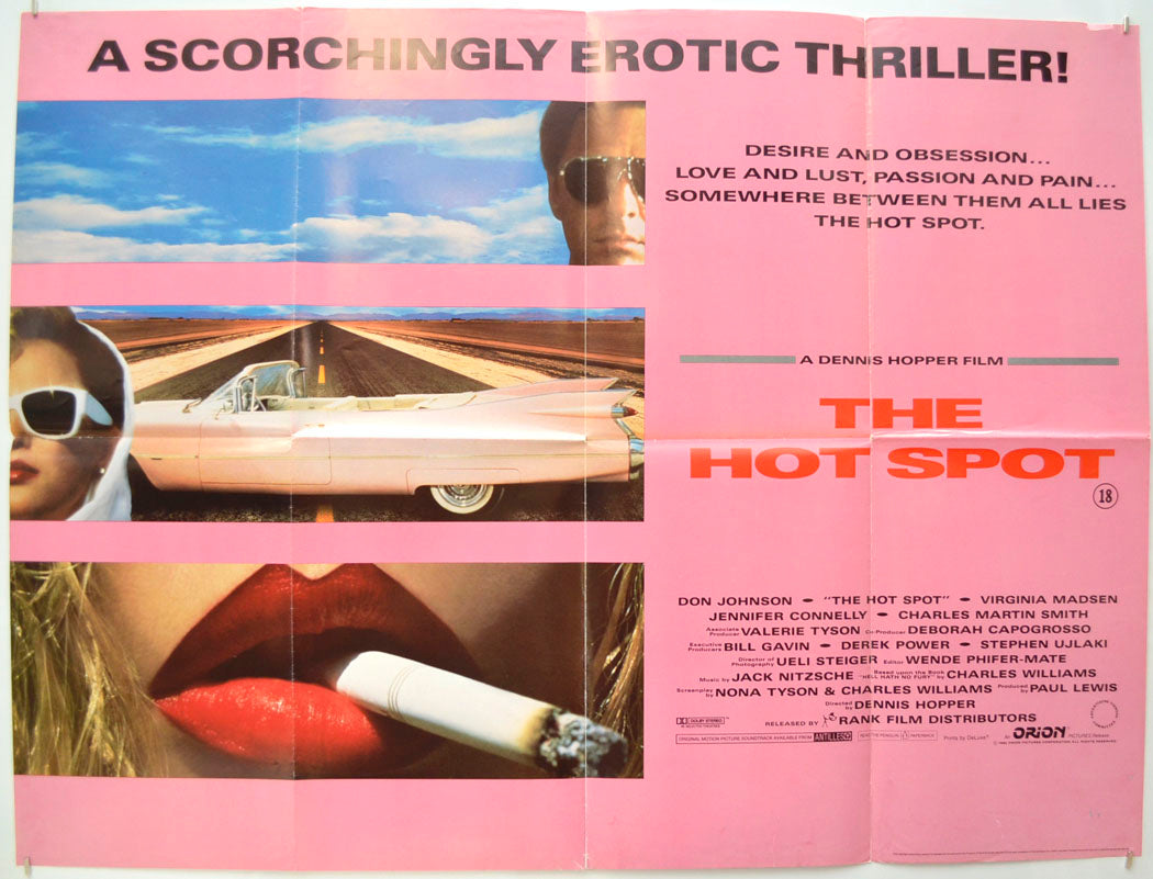 The Hot Spot Original Quad Poster - Film Poster - Movie Poster