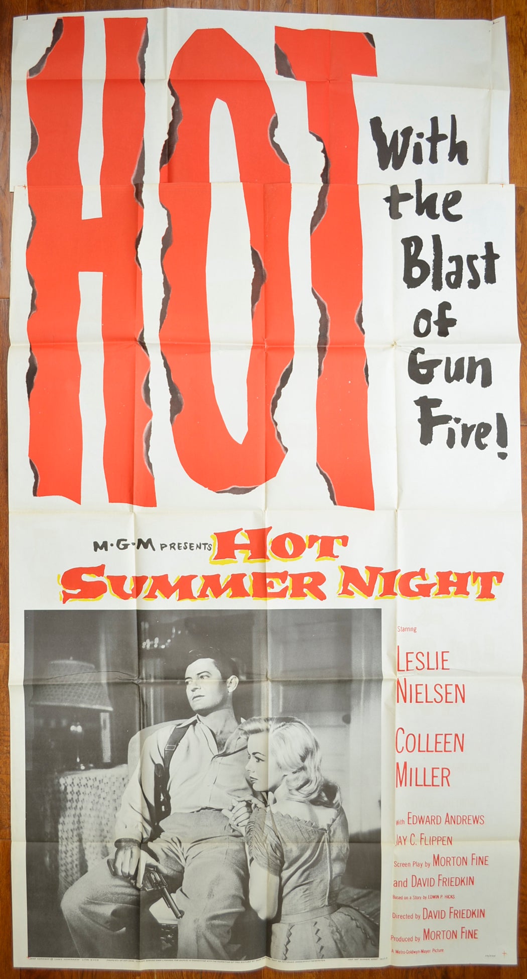 Hot Summer Night   Original US 3-Sheet Poster - Film Poster - Movie Poster 