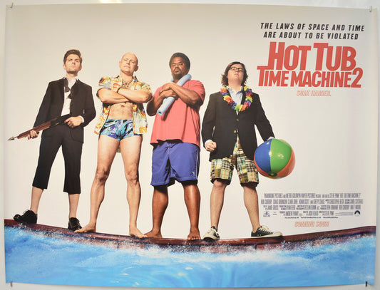 Hot Tub Time Machine 2  (Teaser / Advance Version)   Original Quad Poster - Film Poster - Movie Poster