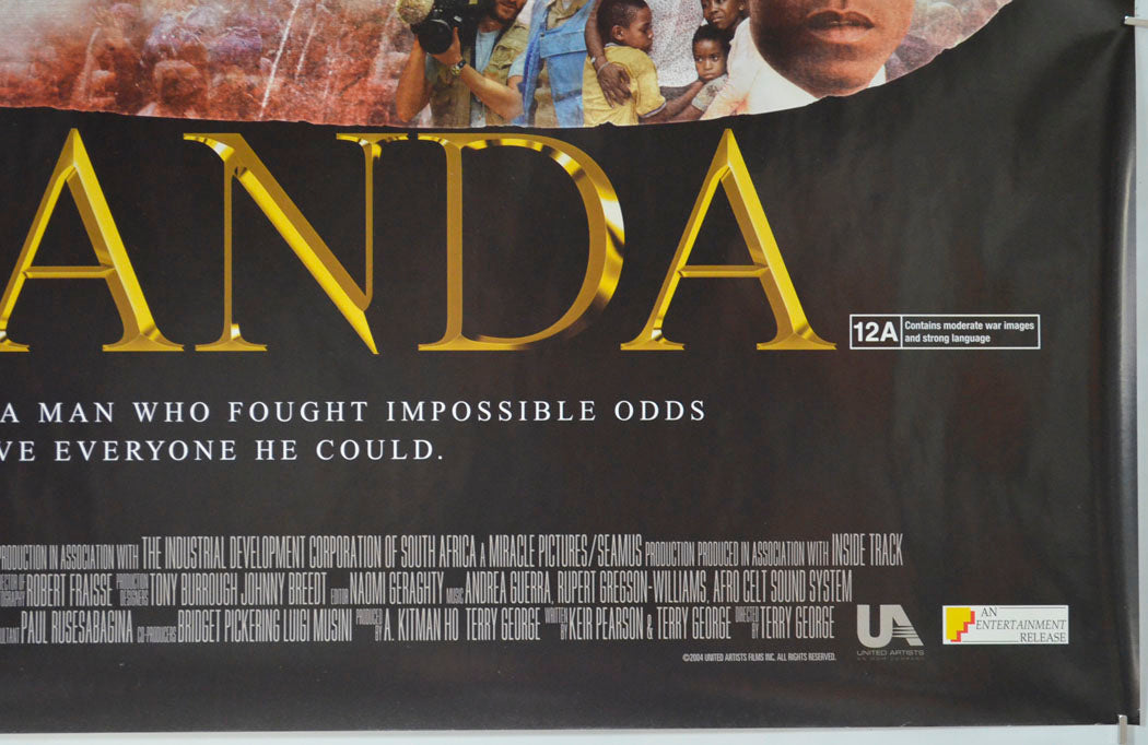 HOTEL RWANDA (Bottom Right) Cinema Quad Movie Poster 