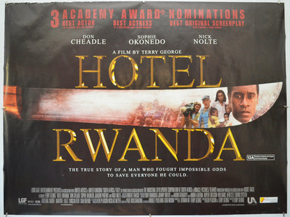 Hotel Rwanda - Original Quad Poster - Film Poster - Movie Poster