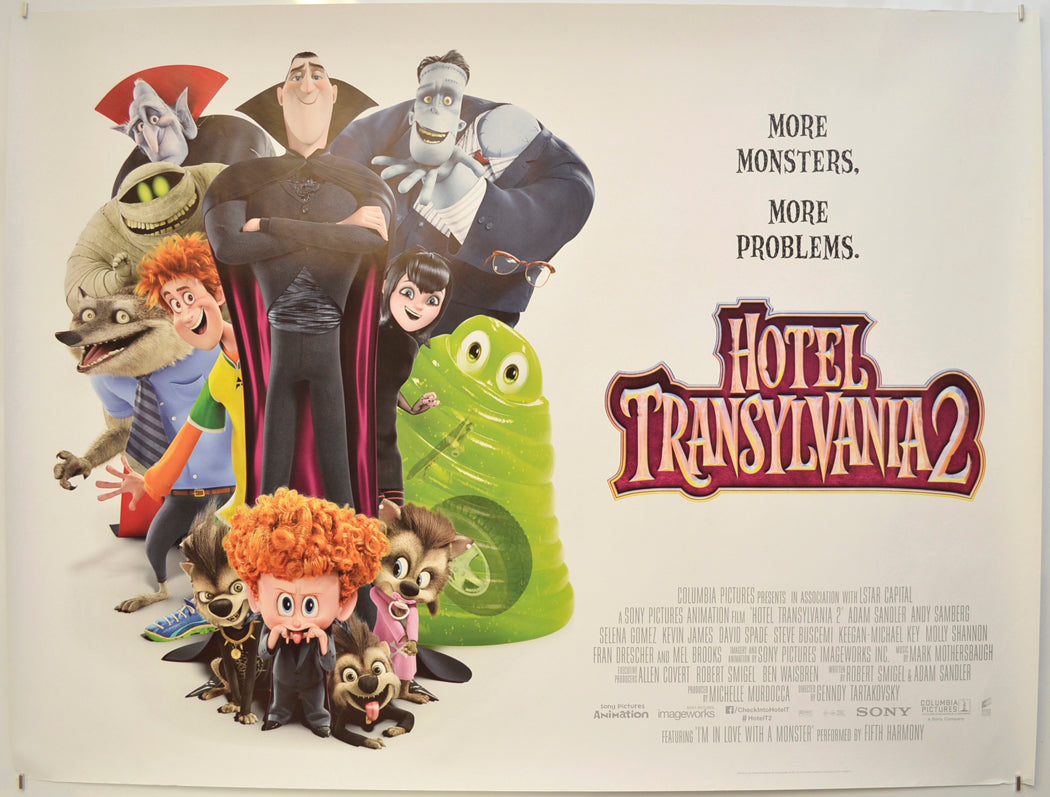 Hotel Transylvania 2  Original Quad Poster - Film Poster - Movie Poster