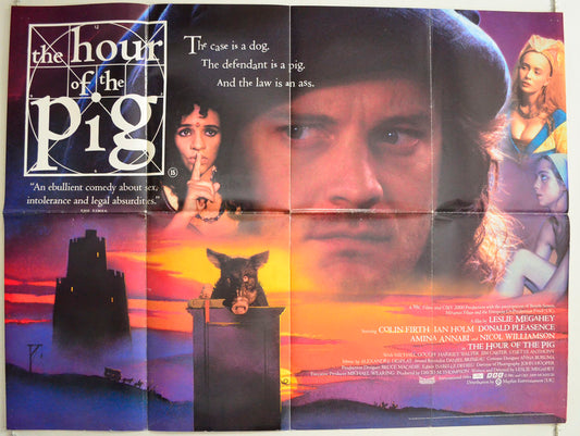 The Hour Of the Pig Original British Quad Poster - Film Poster - Movie Poster 