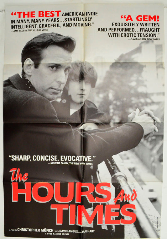 The Hours And Times Original One Sheet Poster - Film Poster - Movie Poster 