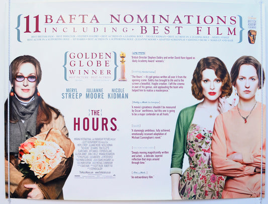 The Hours  Original British Quad Poster - Film Poster - Movie Poster 