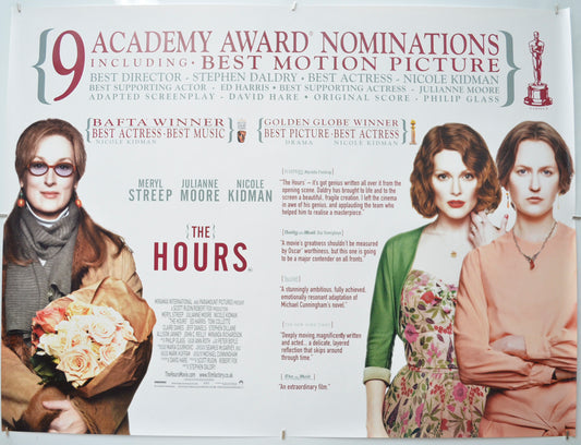 The Hours (Reviews Version) Original Quad Poster - Film Poster - Movie Poster