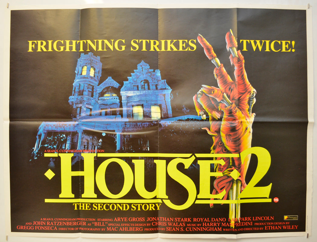 House 2  Original Quad Poster - Film Poster - Movie Poster