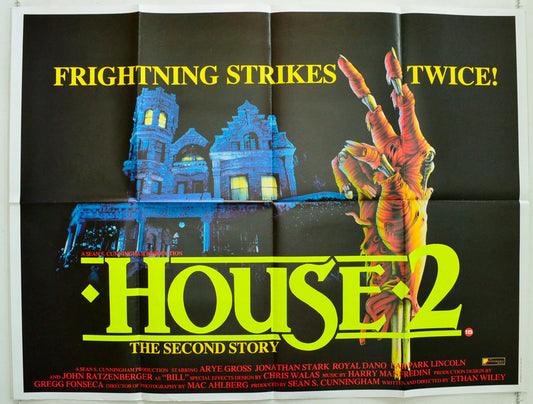 House 2 Original British Quad Poster - Film Poster - Movie Poster 