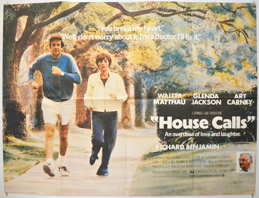 House Calls Original Quad Poster - Film Poster - Movie Poster