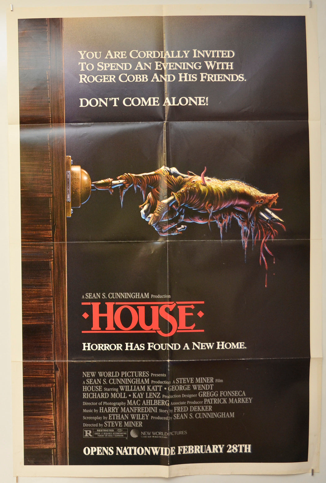 House Original One Sheet Poster - Film Poster - Movie Poster  