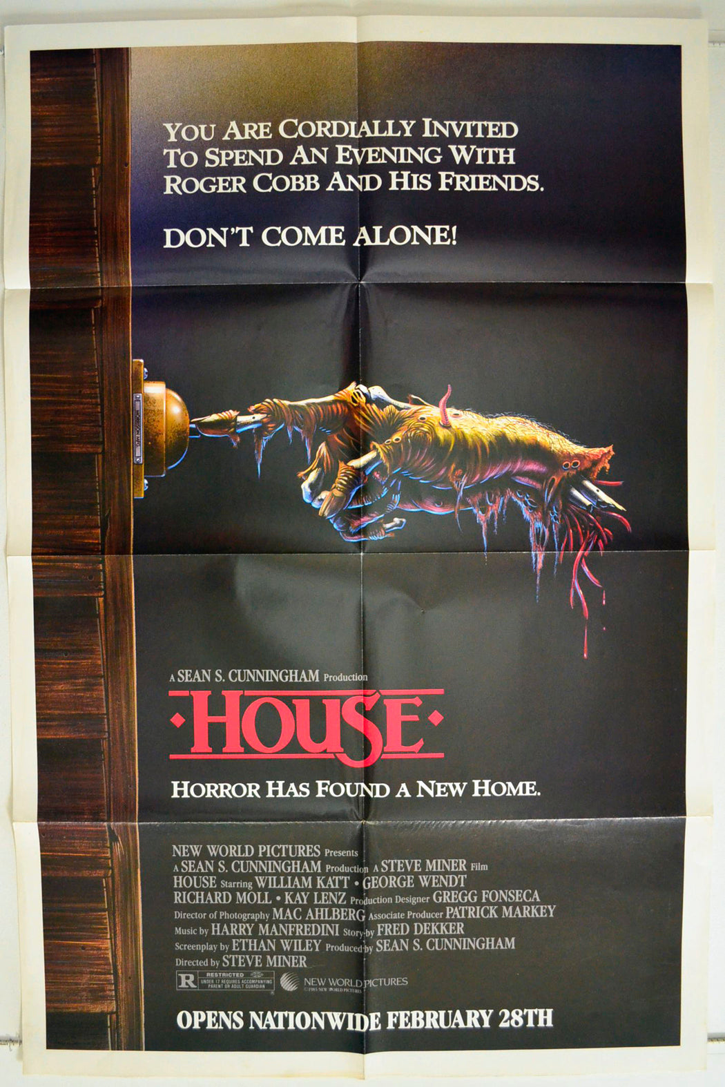 House Original One Sheet Poster - Film Poster - Movie Poster 