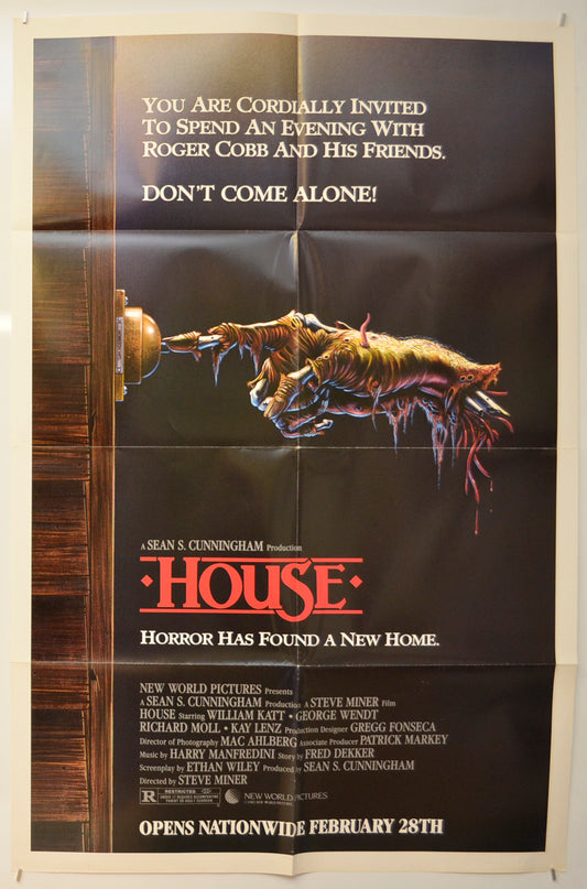 House Original One Sheet Poster - Film Poster - Movie Poster  