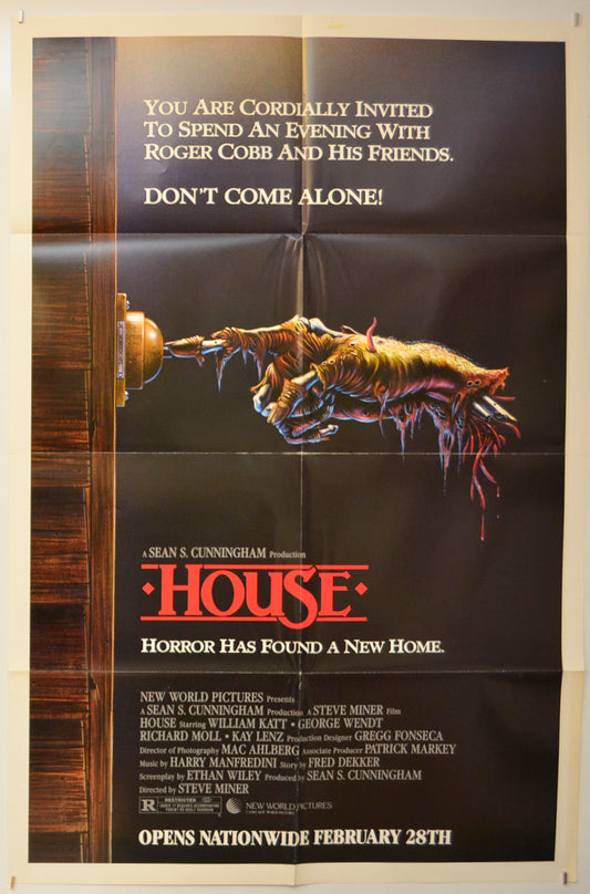 House Original One Sheet Poster - Film Poster - Movie Poster  