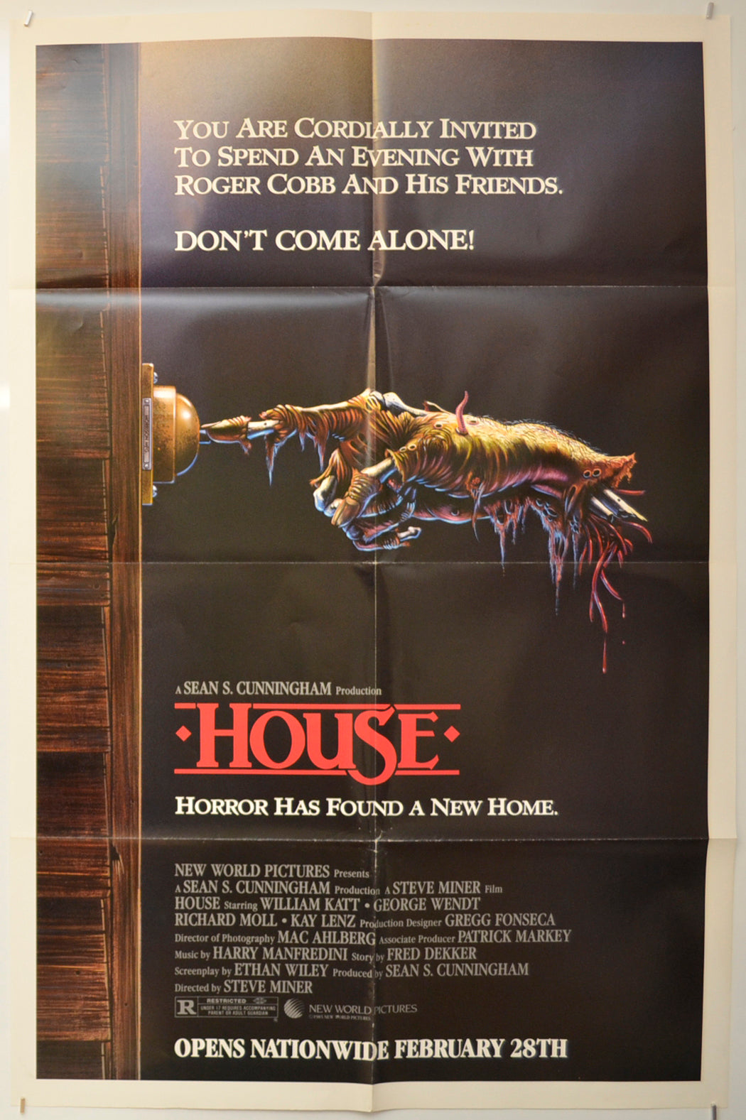 House Original One Sheet Poster - Film Poster - Movie Poster  