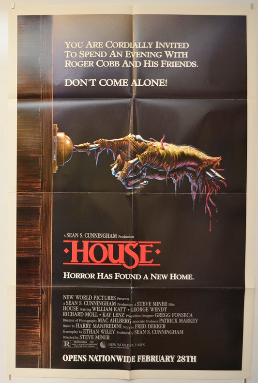 House Original One Sheet Poster - Film Poster - Movie Poster  